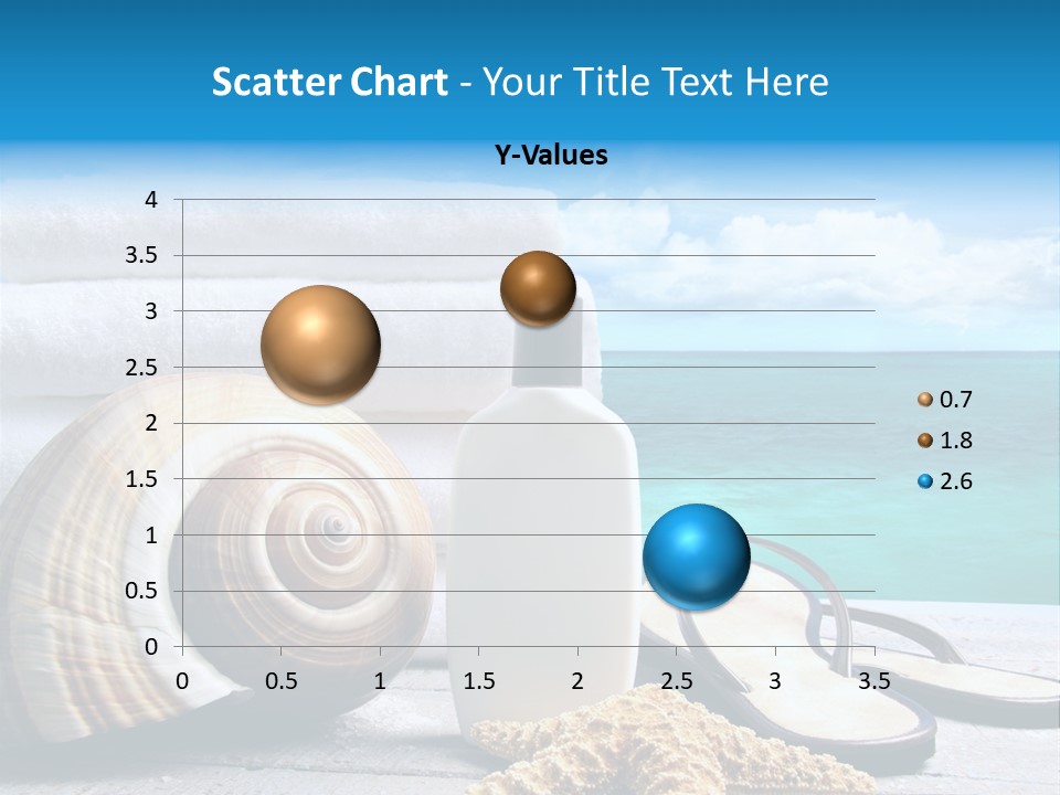 Care Suntan Shower PowerPoint Template