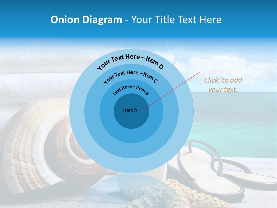 Care Suntan Shower PowerPoint Template