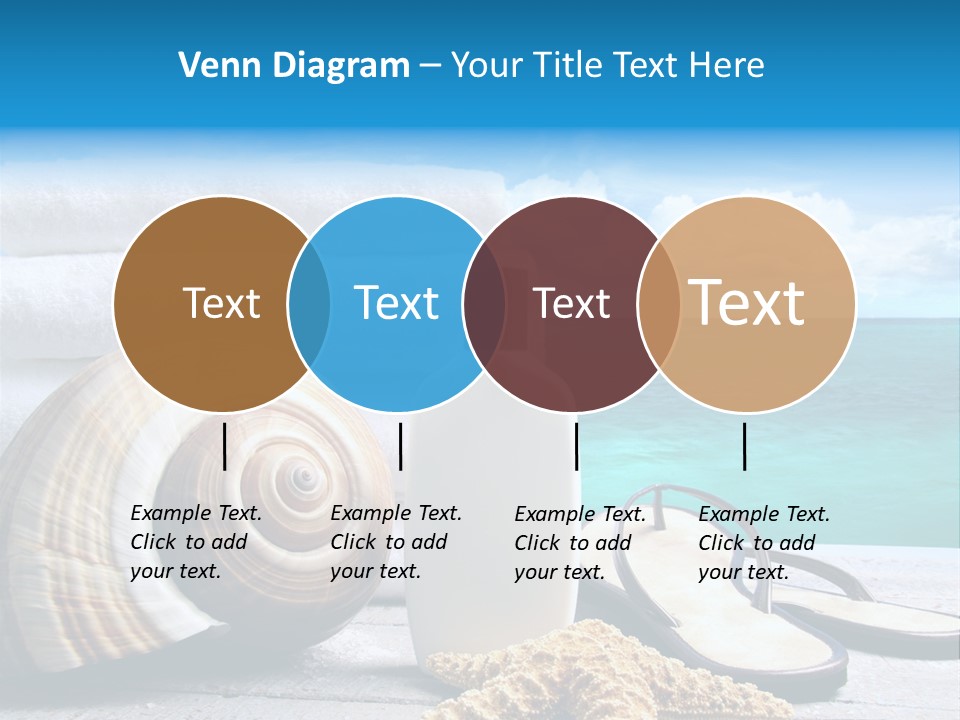 Care Suntan Shower PowerPoint Template