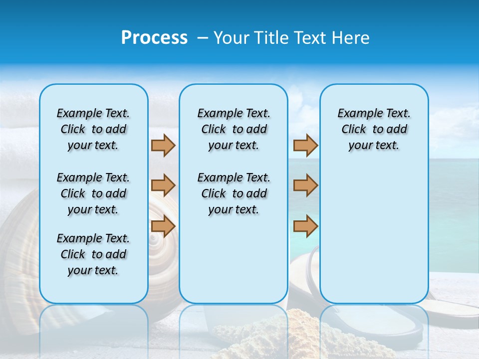 Care Suntan Shower PowerPoint Template