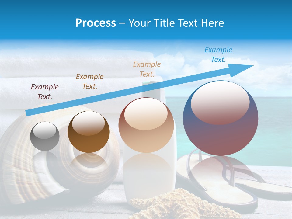 Care Suntan Shower PowerPoint Template