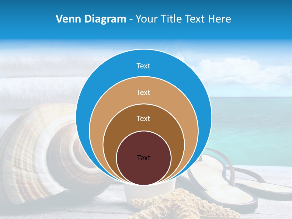 Care Suntan Shower PowerPoint Template