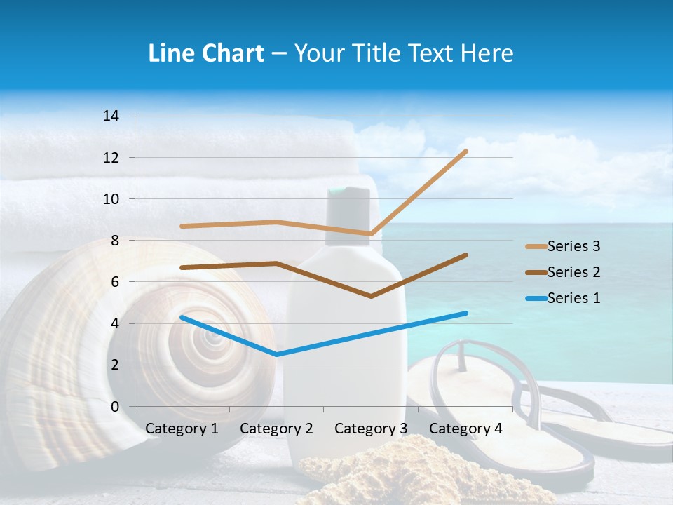 Care Suntan Shower PowerPoint Template
