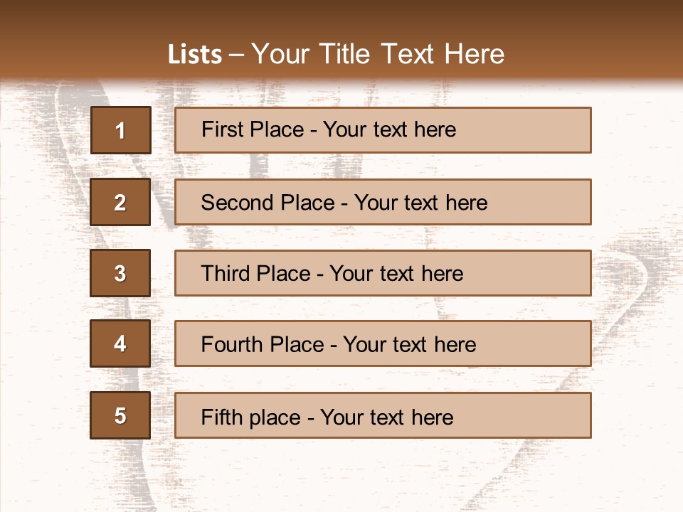 Desist Vector Grunge PowerPoint Template