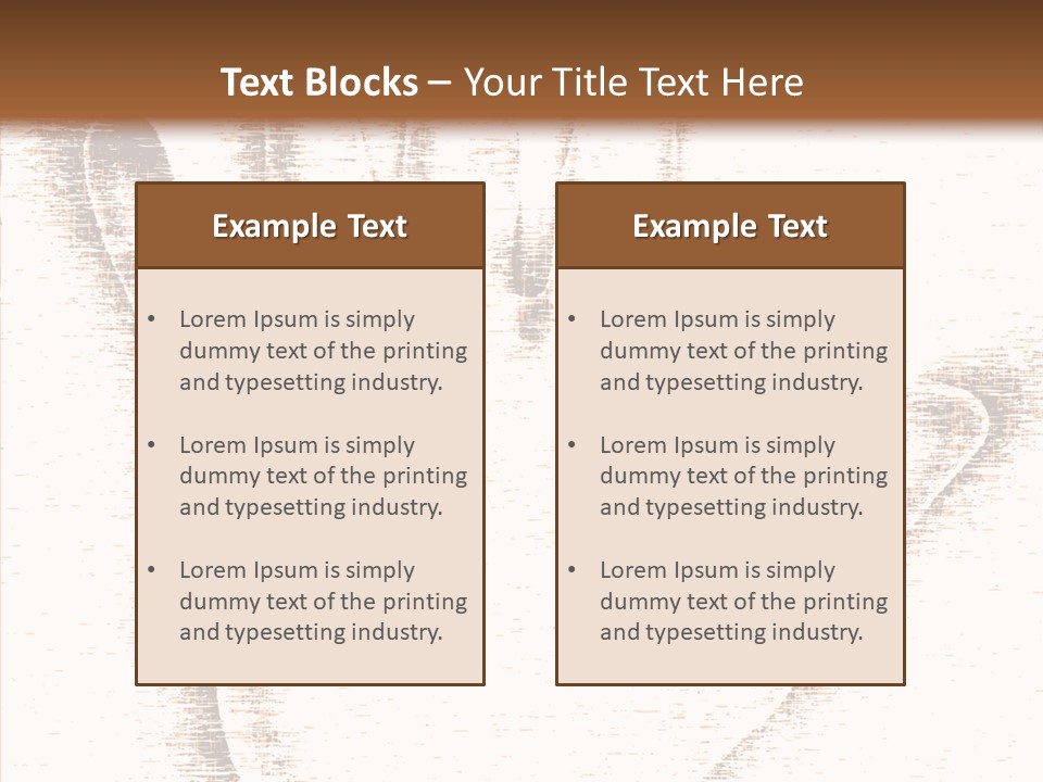 Desist Vector Grunge PowerPoint Template