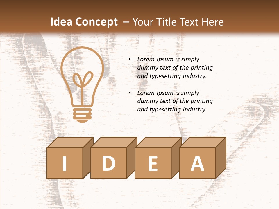 Desist Vector Grunge PowerPoint Template