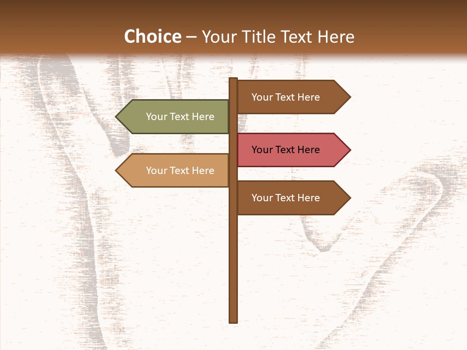 Desist Vector Grunge PowerPoint Template