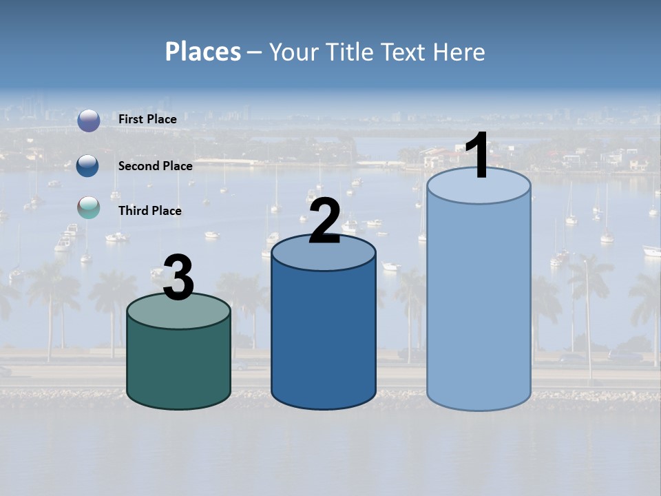 Sports Blue Sun PowerPoint Template