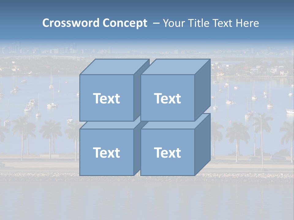 Sports Blue Sun PowerPoint Template