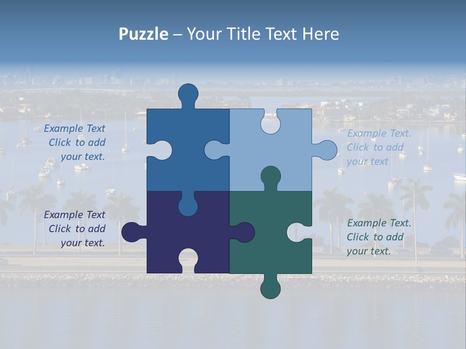 Sports Blue Sun PowerPoint Template