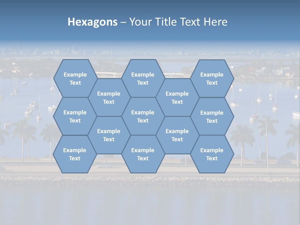 Sports Blue Sun PowerPoint Template