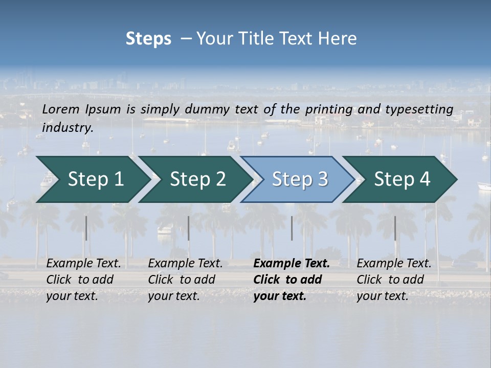 Sports Blue Sun PowerPoint Template