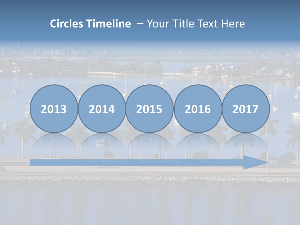 Sports Blue Sun PowerPoint Template