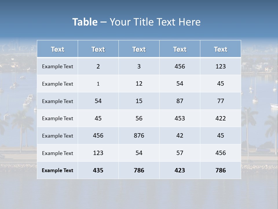 Sports Blue Sun PowerPoint Template