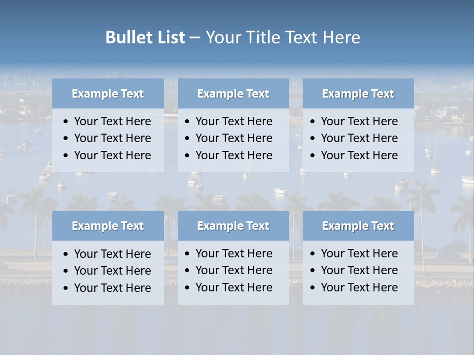 Sports Blue Sun PowerPoint Template