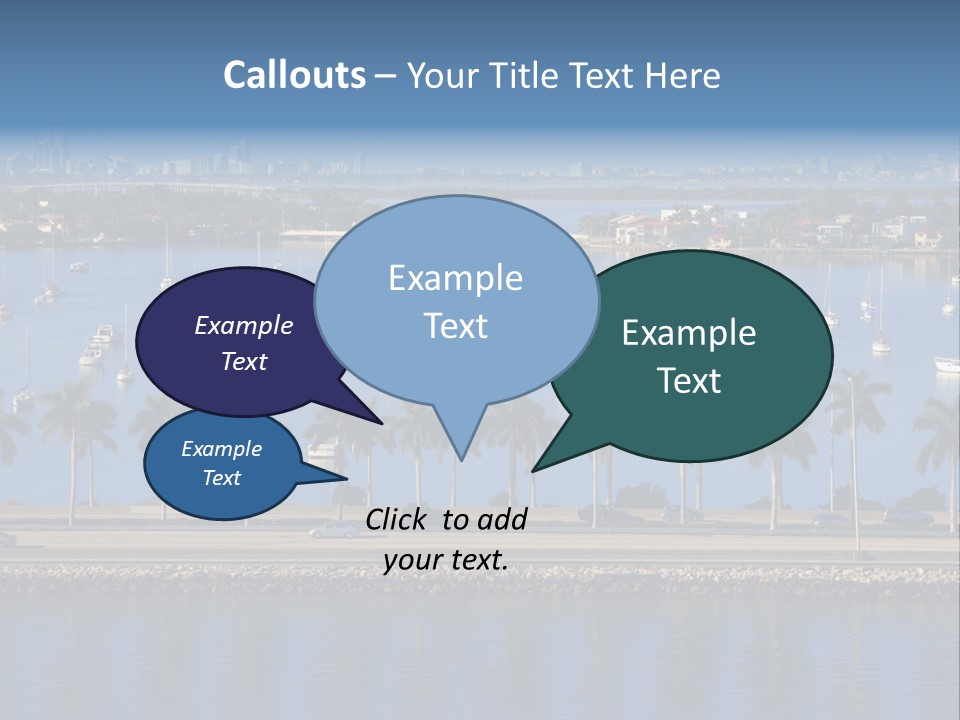 Sports Blue Sun PowerPoint Template