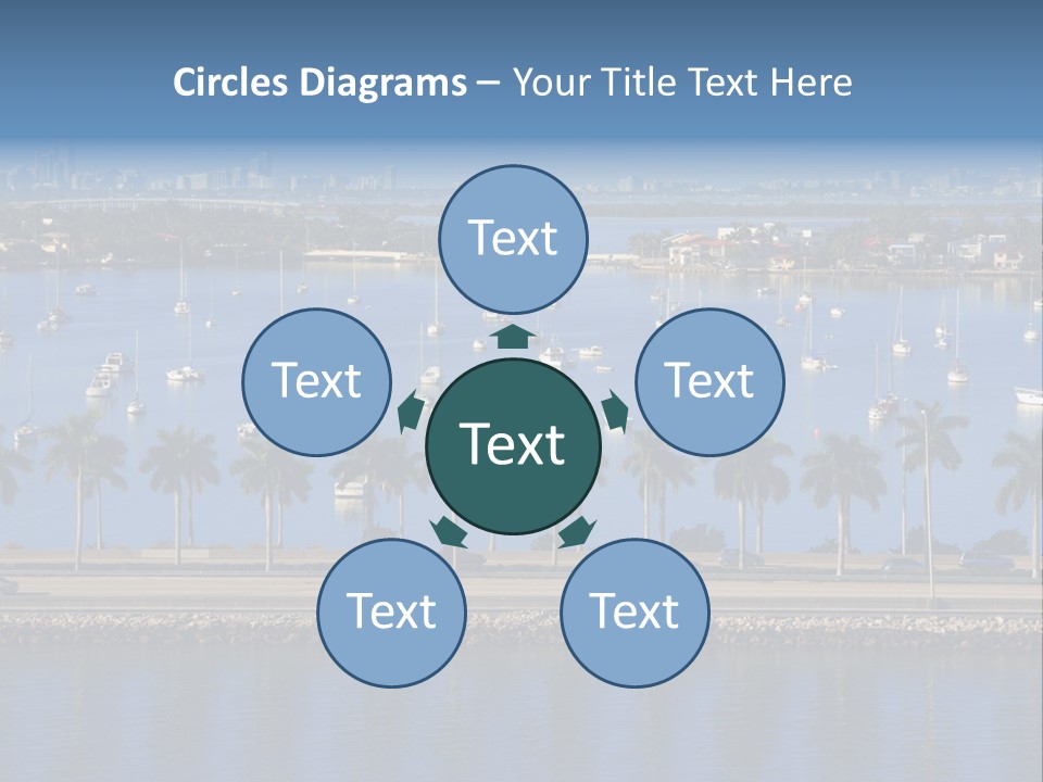 Sports Blue Sun PowerPoint Template