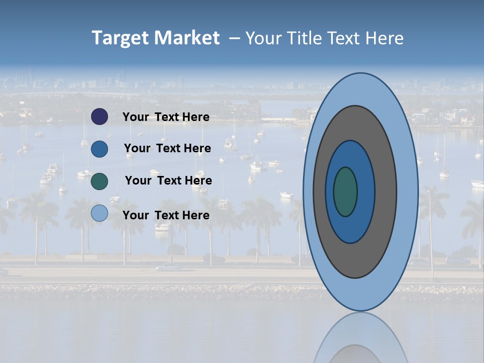 Sports Blue Sun PowerPoint Template