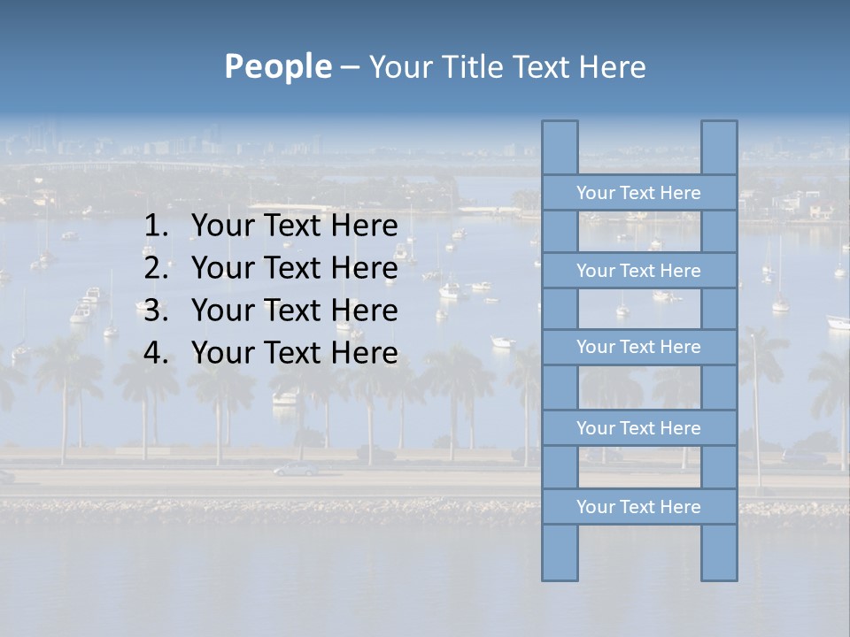 Sports Blue Sun PowerPoint Template