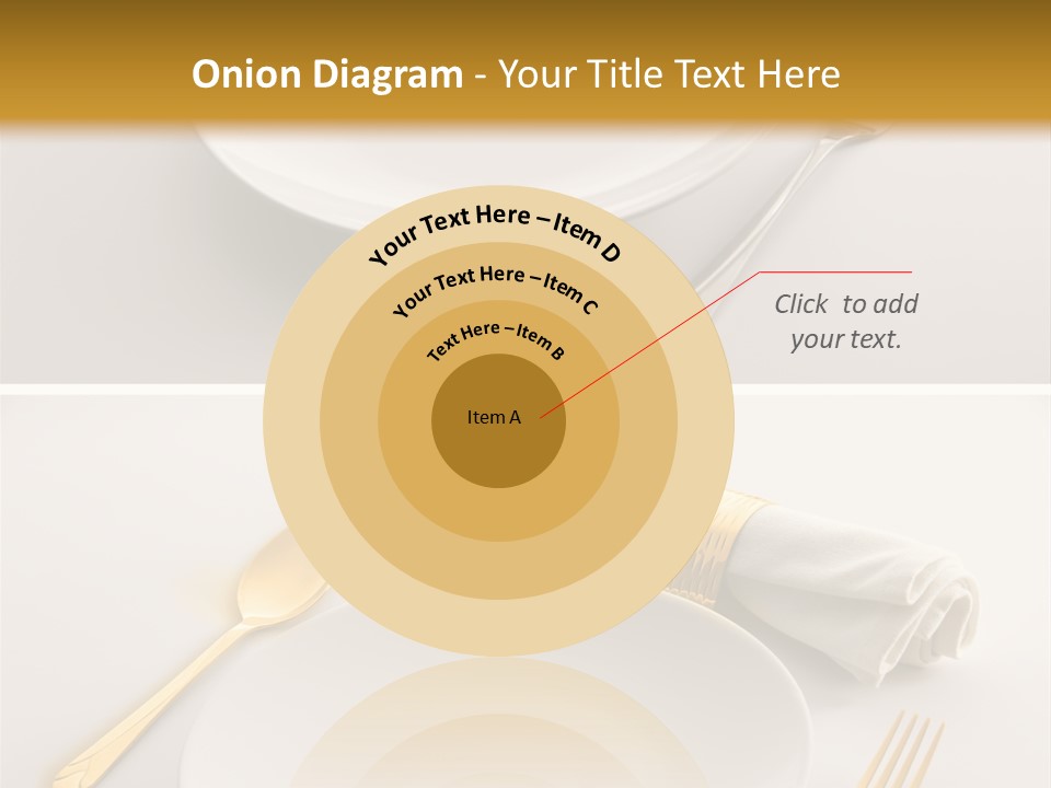 Set Lunch White PowerPoint Template