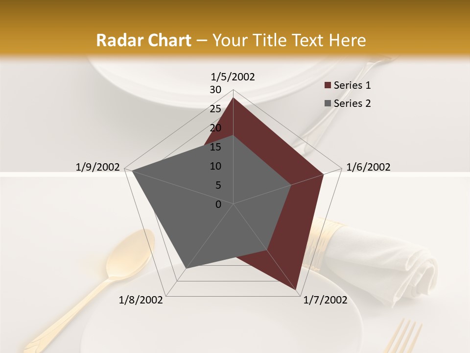 Set Lunch White PowerPoint Template