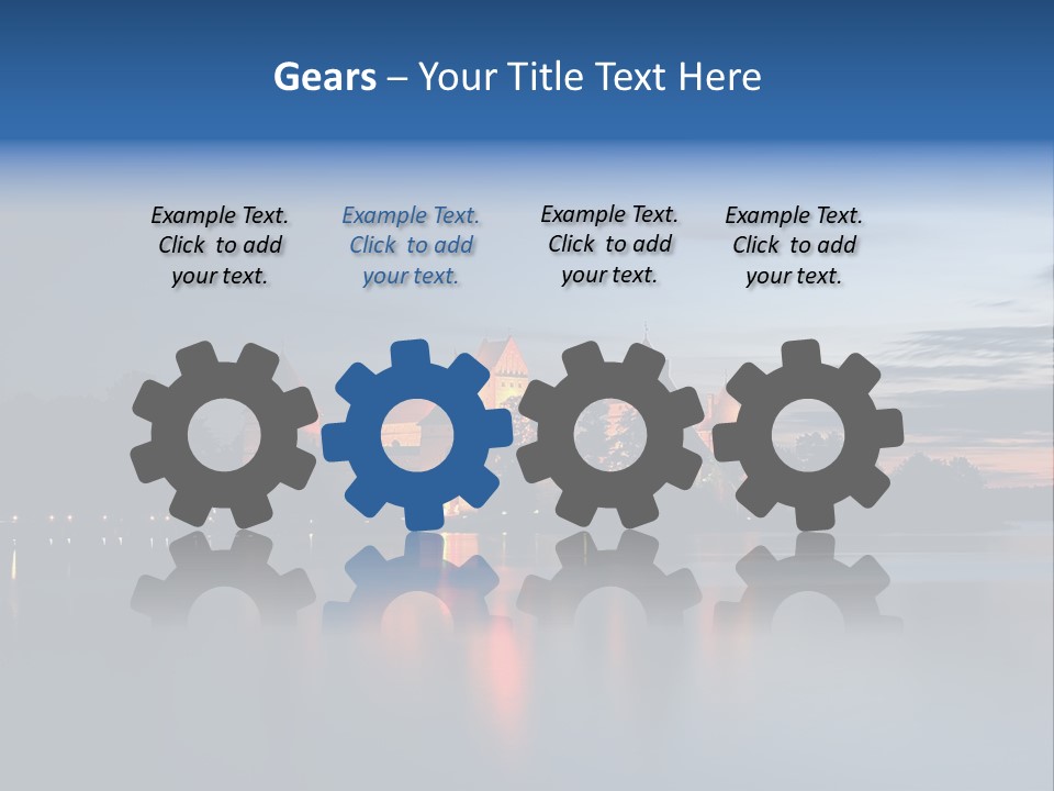 Old Clouds Gothic PowerPoint Template