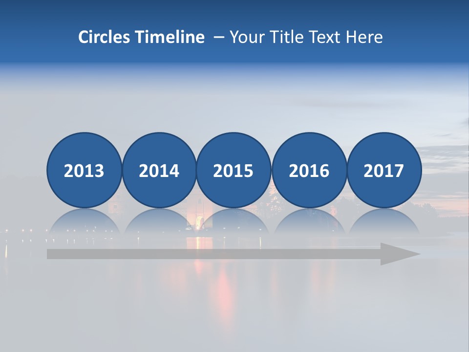 Old Clouds Gothic PowerPoint Template