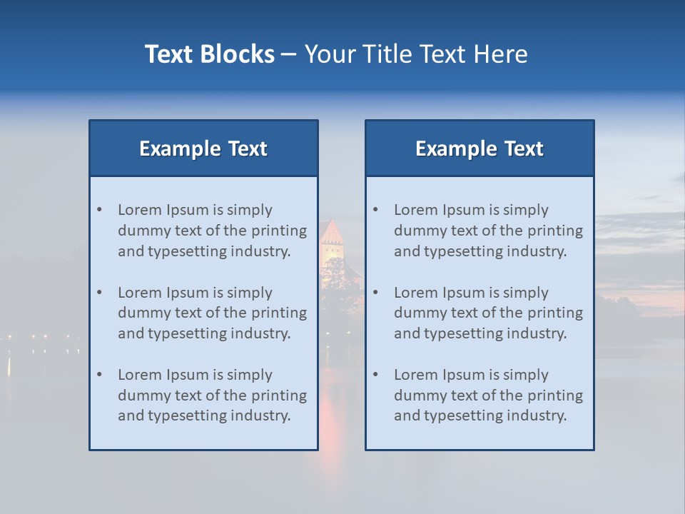 Old Clouds Gothic PowerPoint Template