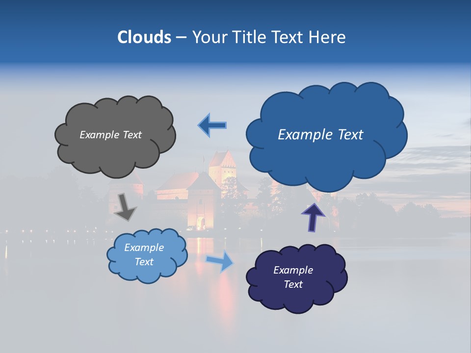 Old Clouds Gothic PowerPoint Template