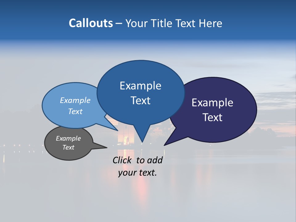 Old Clouds Gothic PowerPoint Template