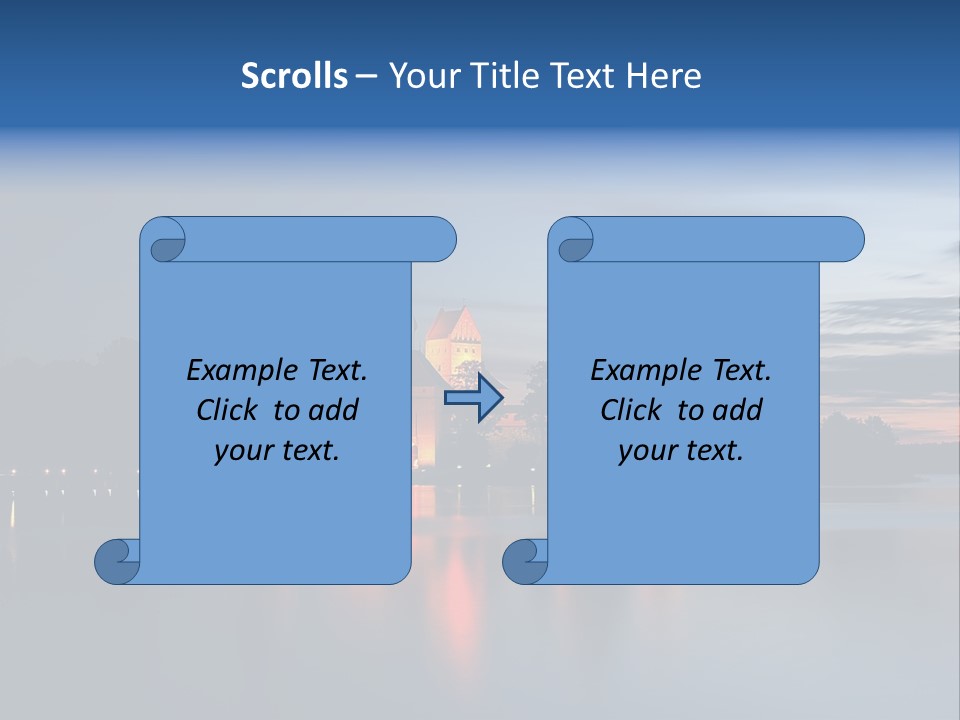 Old Clouds Gothic PowerPoint Template