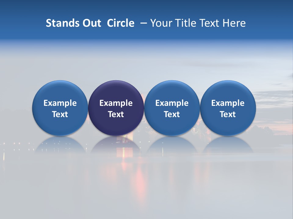 Old Clouds Gothic PowerPoint Template