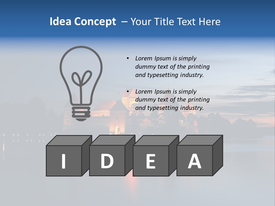 Old Clouds Gothic PowerPoint Template
