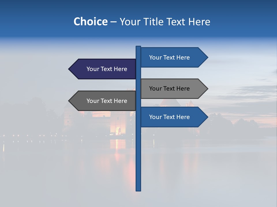 Old Clouds Gothic PowerPoint Template
