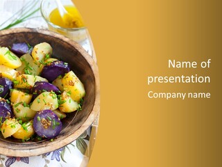 Sauce Vegetarian Variation PowerPoint Template