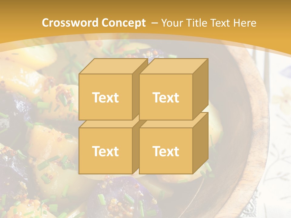 Sauce Vegetarian Variation PowerPoint Template