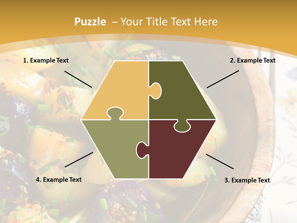 Sauce Vegetarian Variation PowerPoint Template