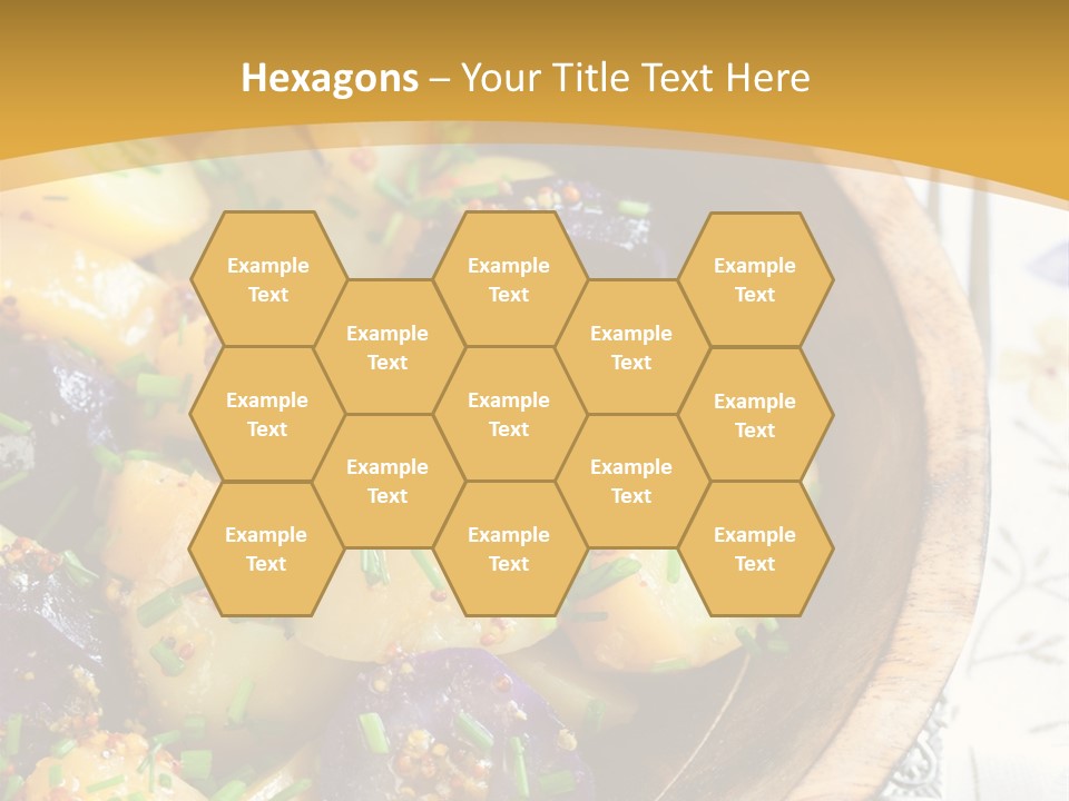 Sauce Vegetarian Variation PowerPoint Template