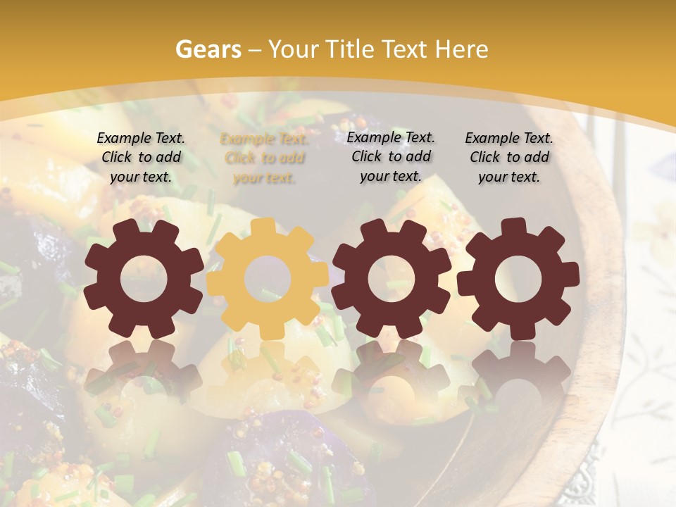 Sauce Vegetarian Variation PowerPoint Template