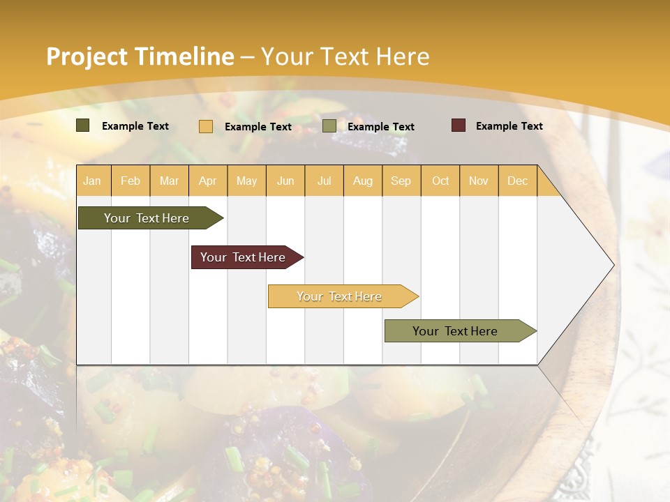 Sauce Vegetarian Variation PowerPoint Template