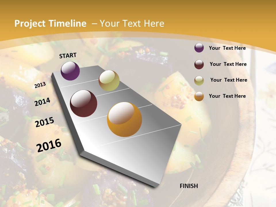 Sauce Vegetarian Variation PowerPoint Template