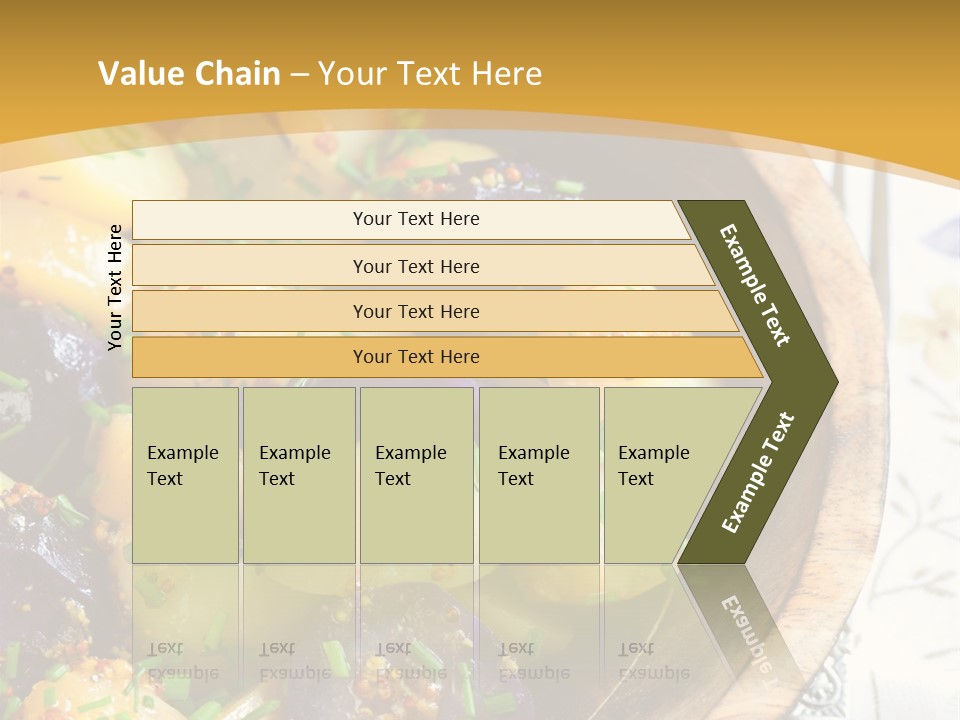 Sauce Vegetarian Variation PowerPoint Template