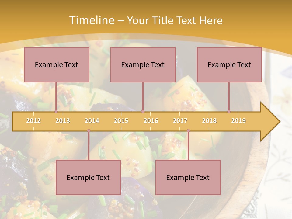 Sauce Vegetarian Variation PowerPoint Template