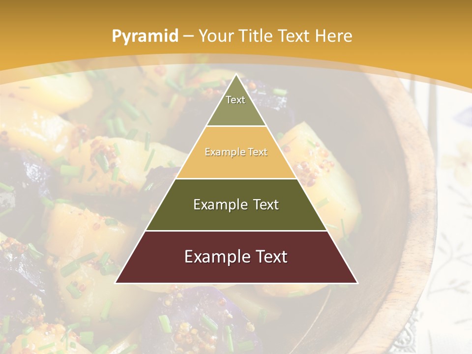 Sauce Vegetarian Variation PowerPoint Template