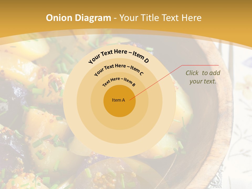 Sauce Vegetarian Variation PowerPoint Template