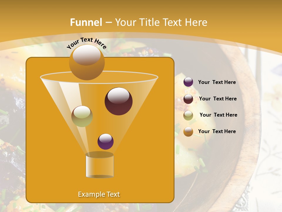 Sauce Vegetarian Variation PowerPoint Template