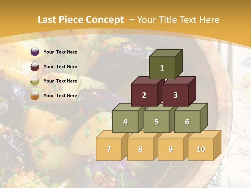 Sauce Vegetarian Variation PowerPoint Template