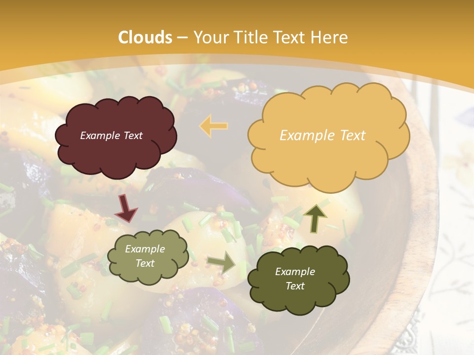 Sauce Vegetarian Variation PowerPoint Template