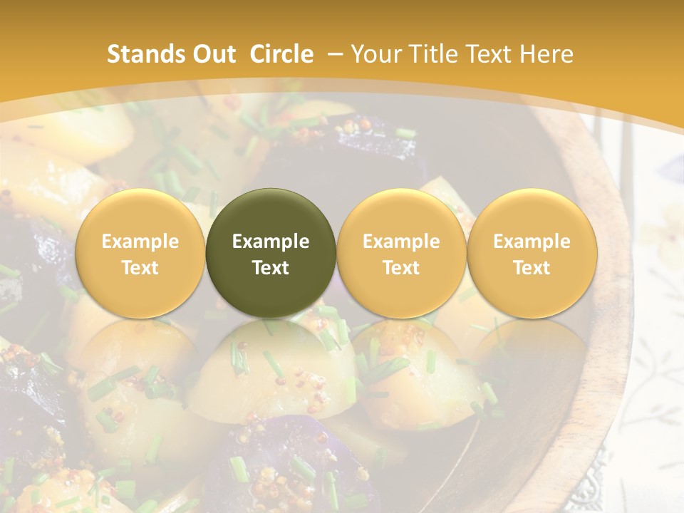 Sauce Vegetarian Variation PowerPoint Template