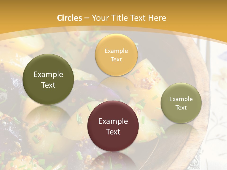 Sauce Vegetarian Variation PowerPoint Template